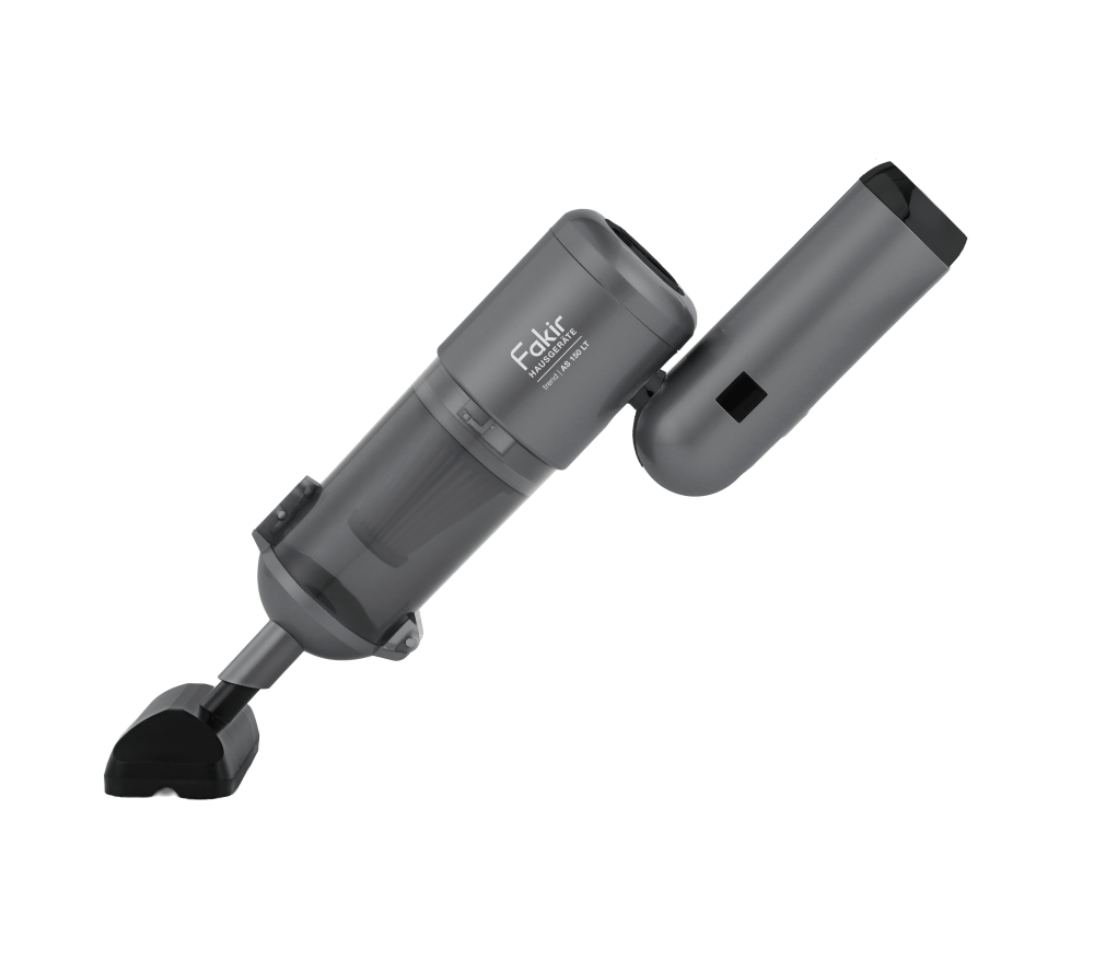 Fakir trend | AS 150 LT (anthrazit/schwarz), 4in1 Multifunktions Akku-Handstaubsauger (Saugen, Aufblasen, Ausblasen und Vakuumieren), 120 Watt BLDC Hochleitsungsmotor - 5