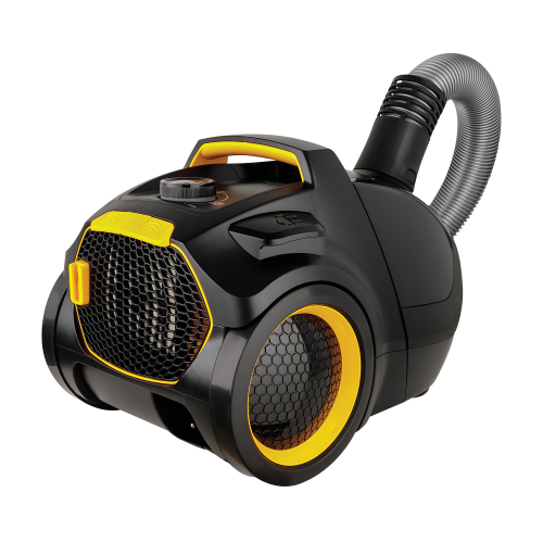 Fakir Air Wave prestige TS 2000 Canister Vacuum Cleaner, black/gelb - 500 Watt - Galeri
