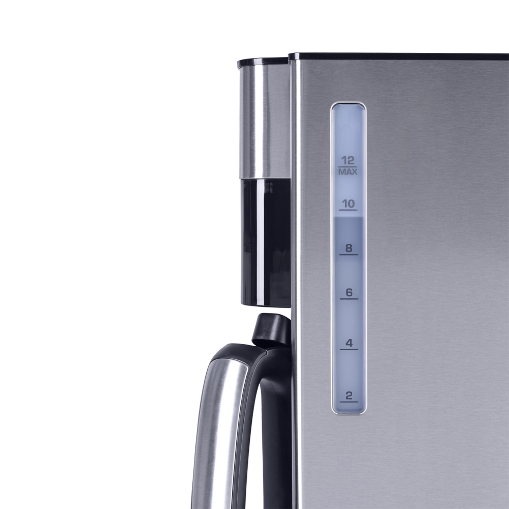 Fakir Aroma Grande Filter- Kaffeemaschine mit Glaskanne, silber/Edelstahl, 1.000 Watt - 2