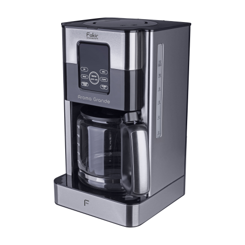 Fakir Aroma Grande Filter- Kaffeemaschine mit Glaskanne, silber/Edelstahl, 1.000 Watt - Galeri