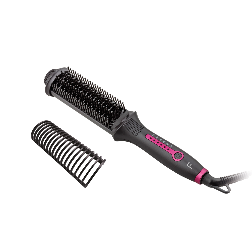 Fakir illusION effect Hair Straightener- Brush, anthracite - 50 Watt - 6
