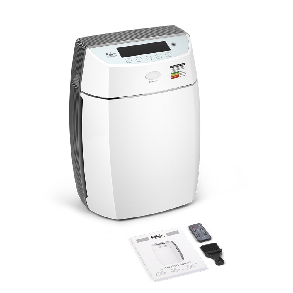 Fakir Luminoso Smart Ionen- Air Purifier with HEPA Filter, white - 50 Watt - 3