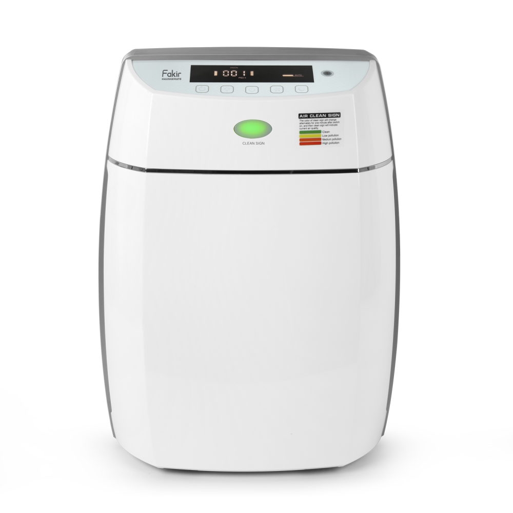 Fakir Luminoso Smart Ionen- Air Purifier with HEPA Filter, white - 50 Watt - 6