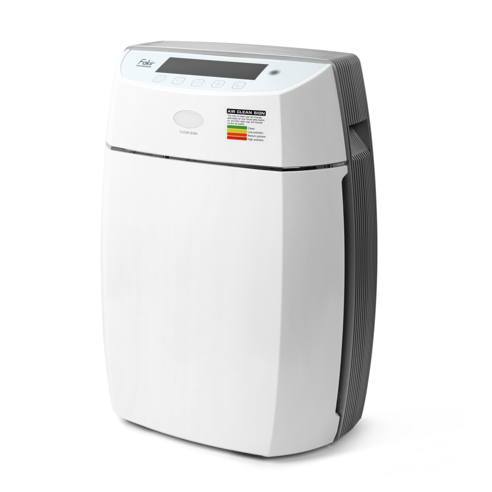 Fakir Luminoso Smart Ionen- Air Purifier with HEPA Filter, white - 50 Watt - 10