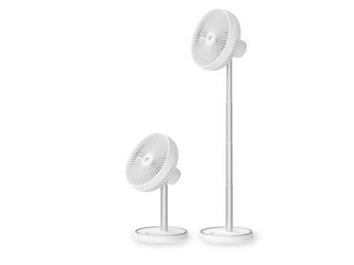 Fakir MWL 10 kabelloser Tisch- & Standventilator, weiß - 10 Watt - Galeri