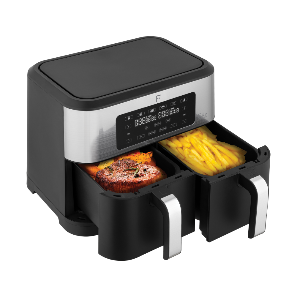 Fakir Premium Chefry Heißluftfriteuse, 2 x 4,25 L Kapazität, 2800 Watt - 5