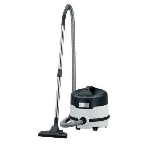 Fakir premium S 20 E Dry Canister Vacuum Cleaner, light gray/black - 800 Watt - Fakir (1)