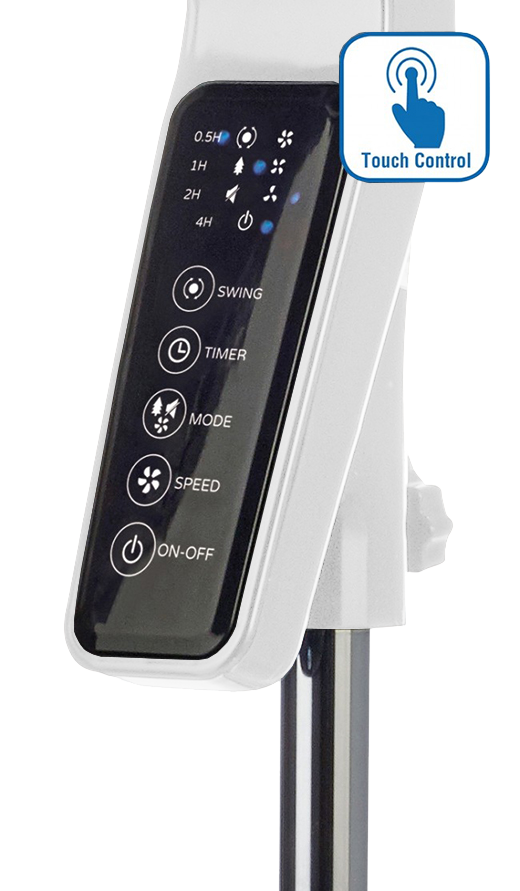 Fakir Premium VC 46 S Standventilator, weiss - 60 Watt - 2