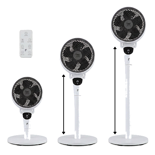 Fakir prestige | VC° 550 weiß 2in1 Stand -und Tischventilator - FAKİR