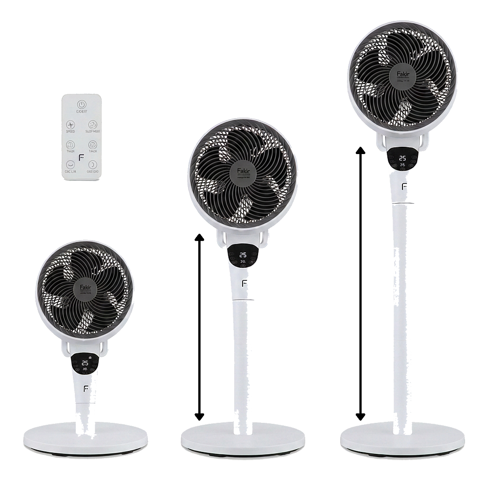 Fakir prestige | VC° 550 weiß 2in1 Stand -und Tischventilator - 1