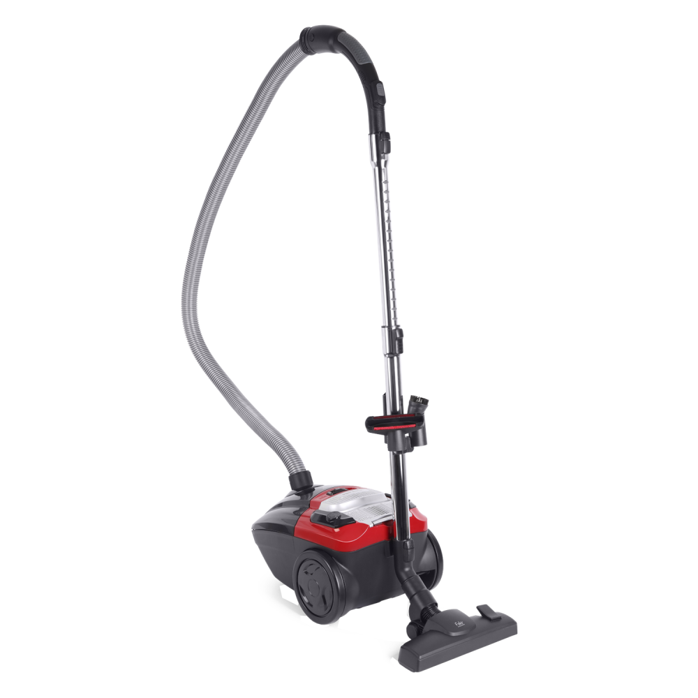 Fakir Red Vac Power Bodenstaubsauger, schwarz/rot - 700 Watt - 2