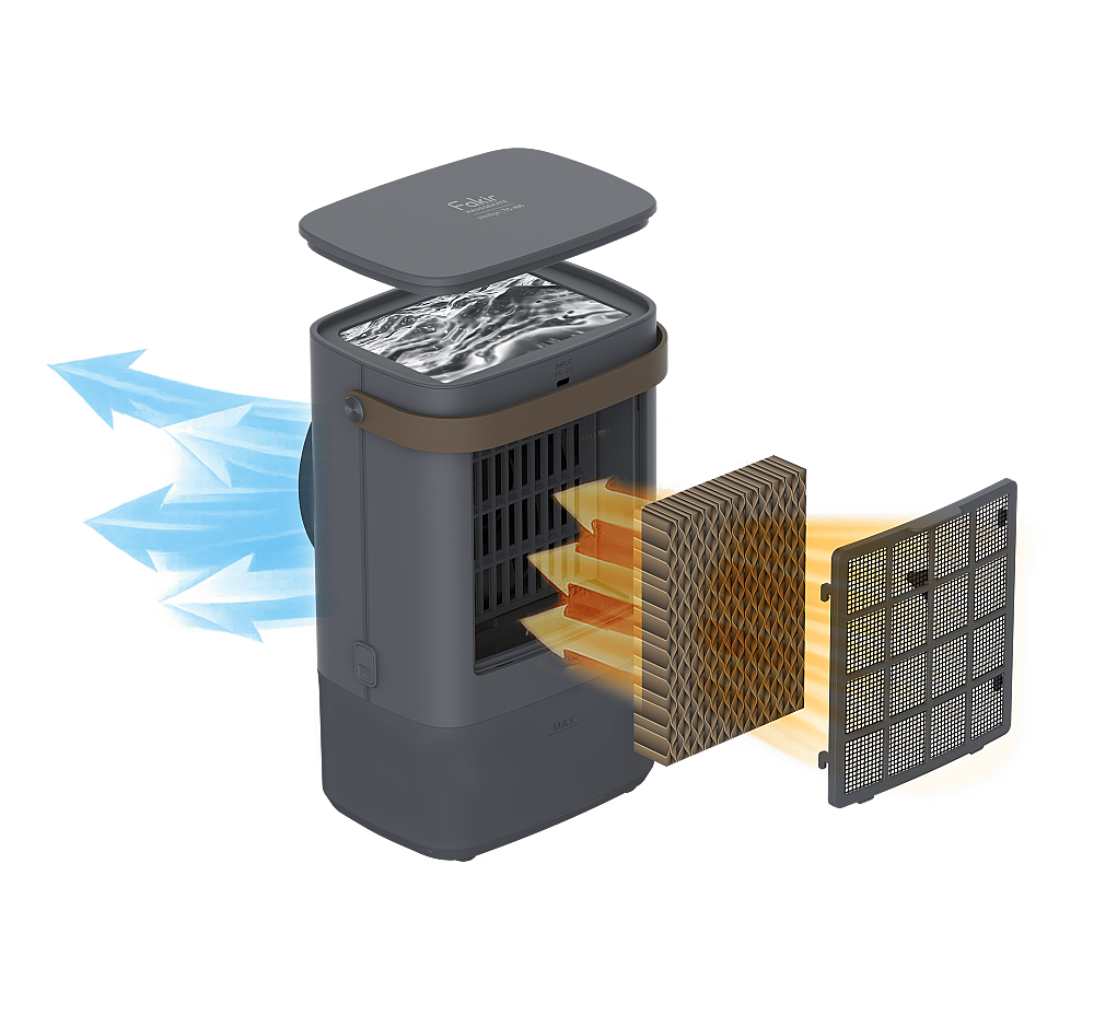 Fakir prestige | TC 400 Dark grey Air Cooler - 8