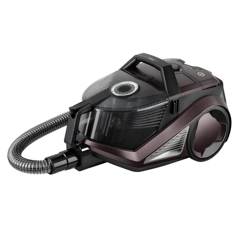 WELTNEUHEIT - Fakir Filter Pro bagless Cyclonic Vacuum Cleaner, dark bordeaux - 800 Watt - 1